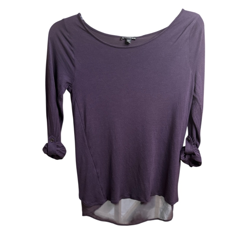 Express Purple Long Sleeve Blouse NWOT
Size - XS
